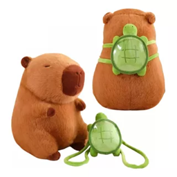 Capivara Pelúcia  Infantil com Tartaruga